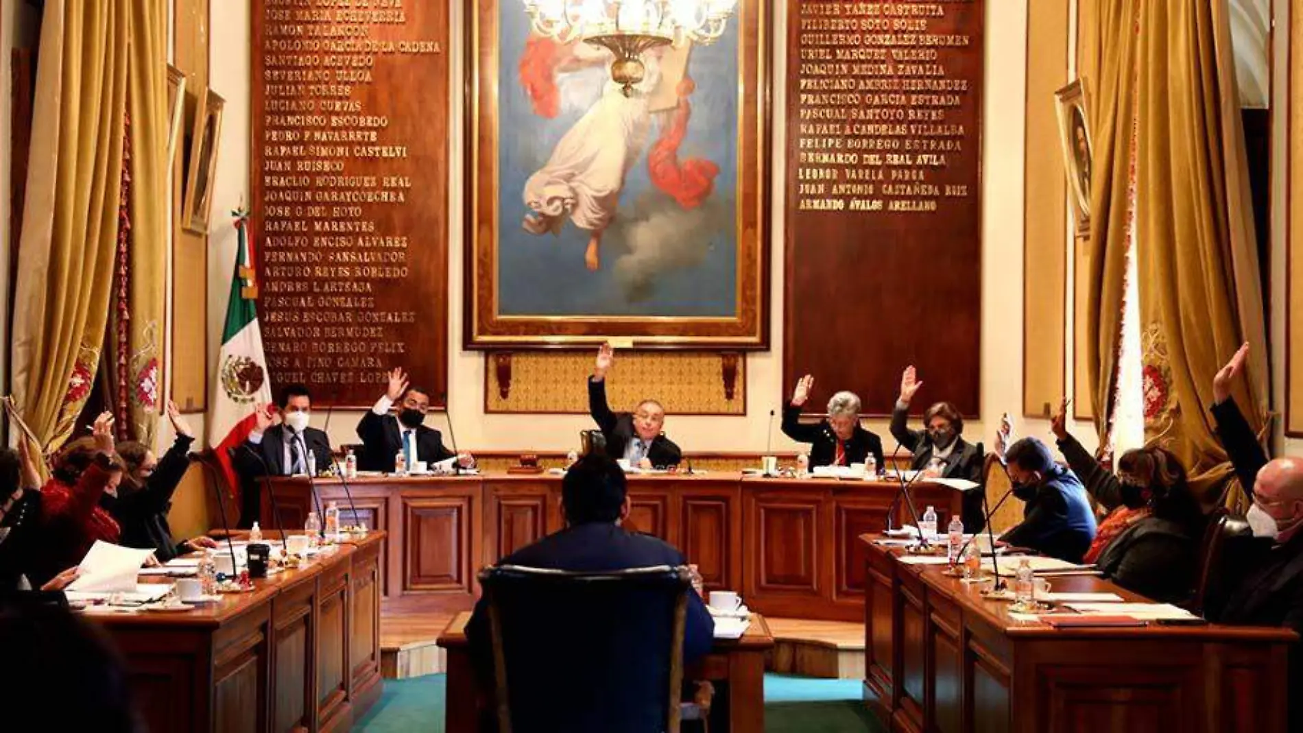 Sesión del Tribunal Superior de Justicia de Zacatecas